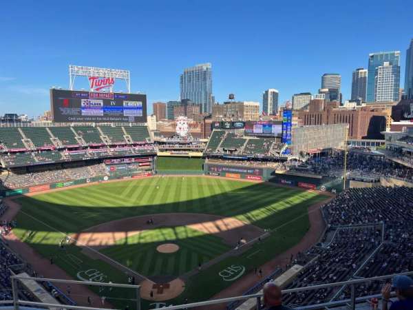 Target Field, section: 314, row: 4, seat: 12