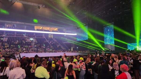 Uber Arena, section: 207, row: 1, seat: 10