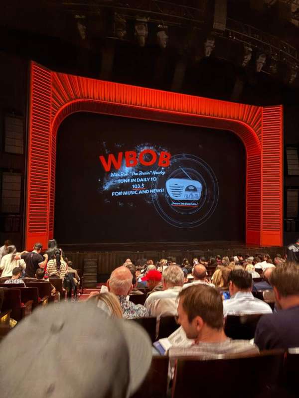 Marquis Theatre, section: Orchestra C, row: P, seat: 101
