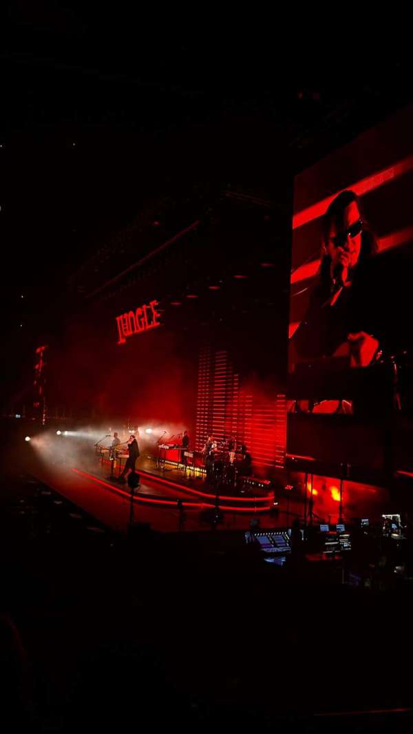 The O2, London, section: 112, row: K, seat: 391