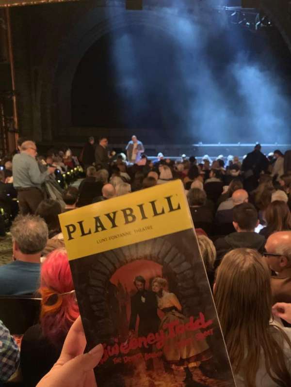 Lunt-Fontanne Theatre, section: Orchestra C, row: U, seat: 103