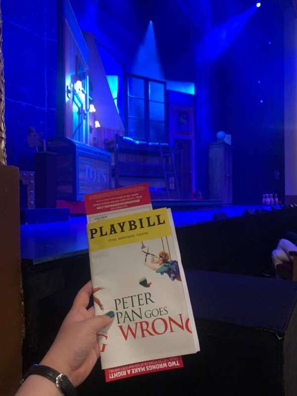 Barrymore Theatre, section: Orchestra L, row: A, seat: 6