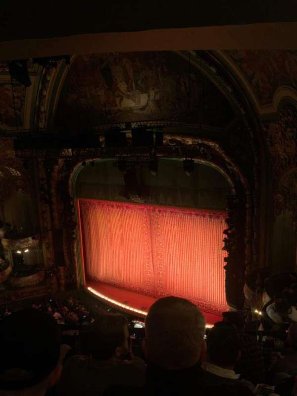 New Amsterdam Theatre, section: Balcony R, row: D, seat: 28