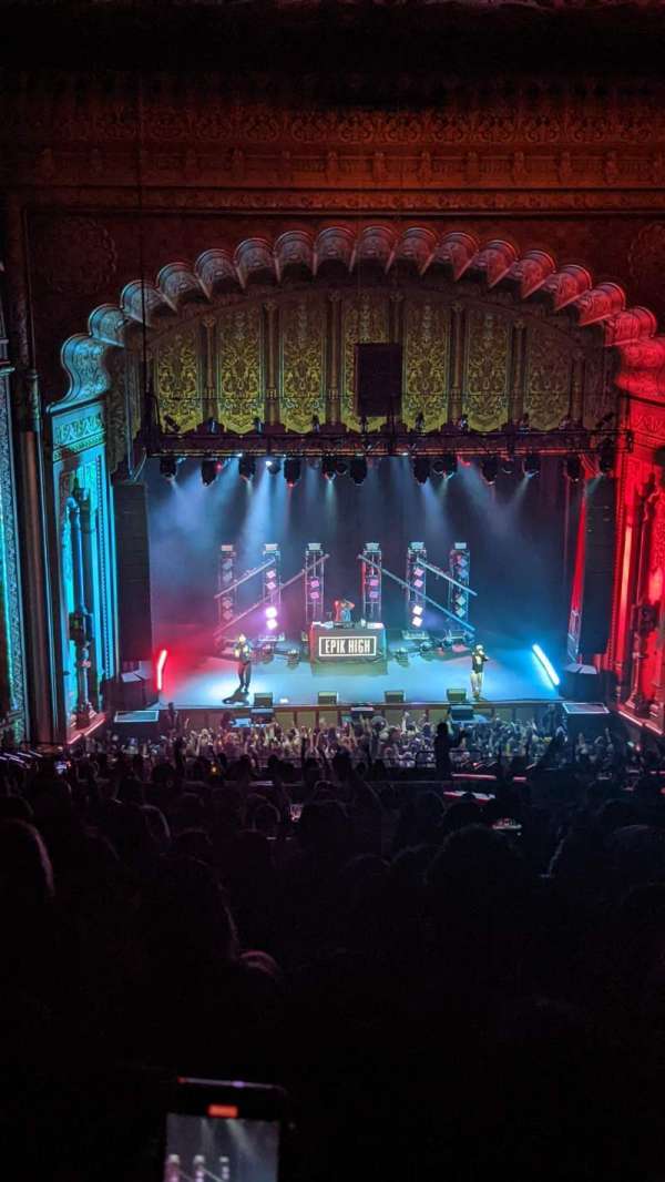 Fox Theatre Oakland, section: Balcony LC, row: X, seat: 109