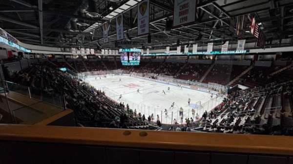 Agganis Arena, section: 120, row: W, seat: 2