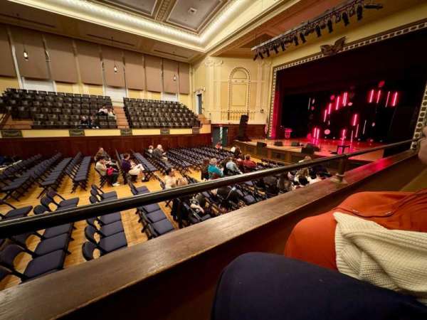 Cary Hall, section: Balcony Right, row: A, seat: 26