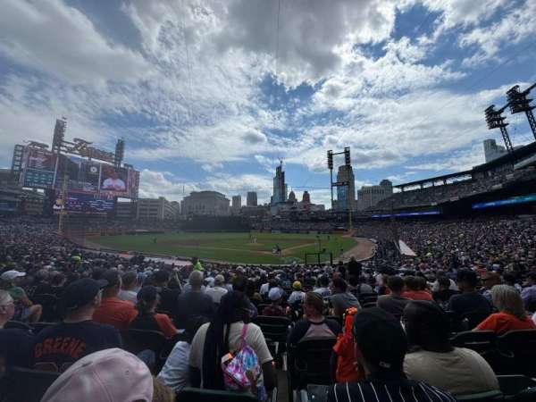 Comerica Park, section: 129, row: 29, seat: 8