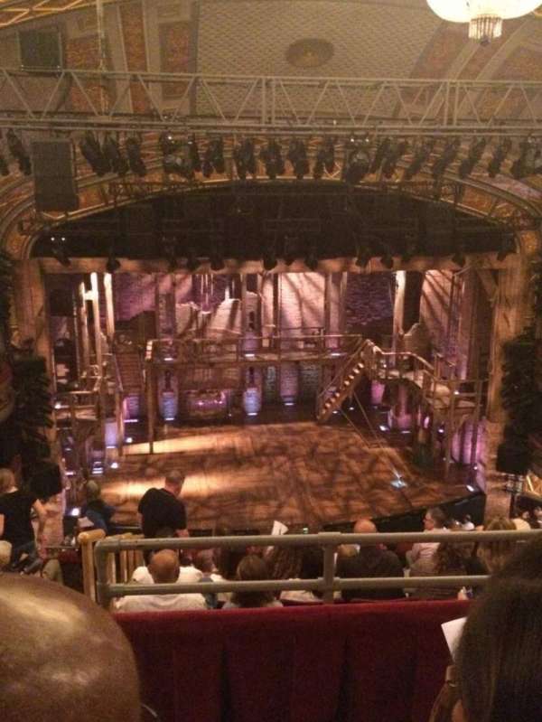 Richard Rodgers Theatre, section: Rear Mezzanine C, row: B, seat: 114