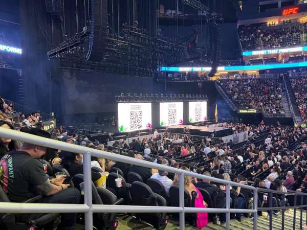 T-Mobile Arena, section: 5, row: H, seat: 1-3