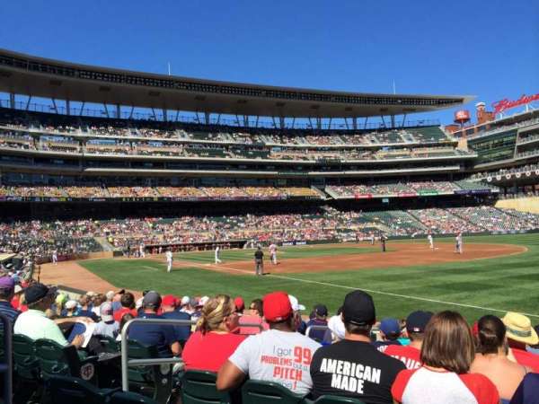 Target Field, section: 103, row: 10, seat: 20
