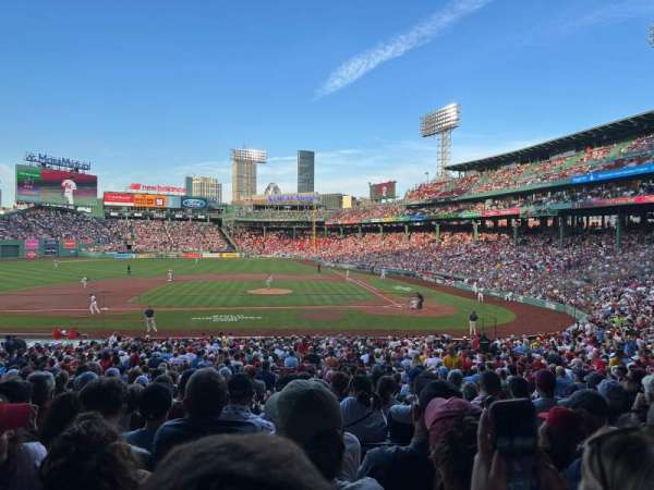 Fenway Park, section: Grandstand 25, row: 5, seat: 8
