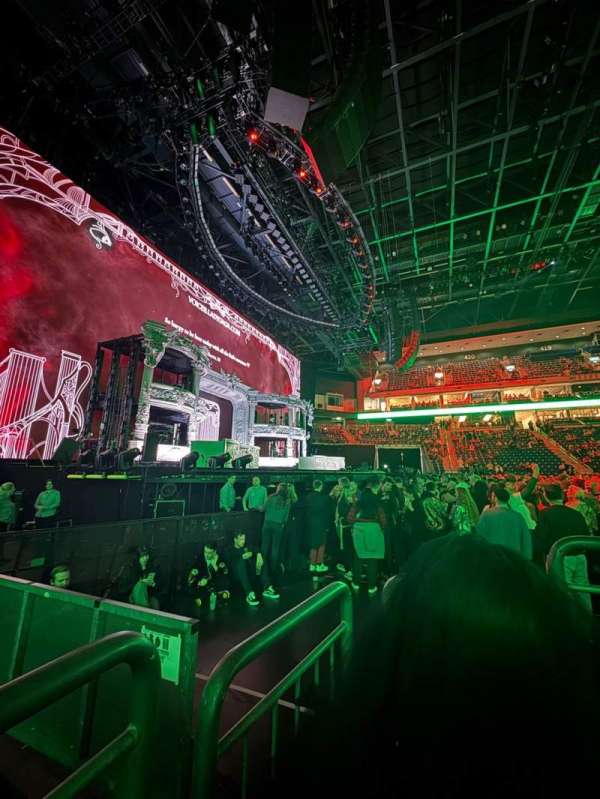 Uber Arena, section: 215, row: 2, seat: 7