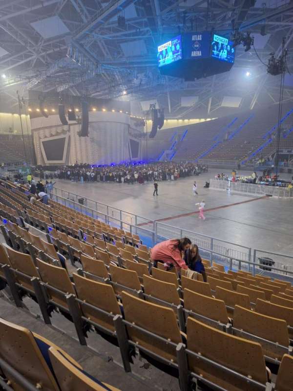 Atlas Arena, section: C, row: 10, seat: 13