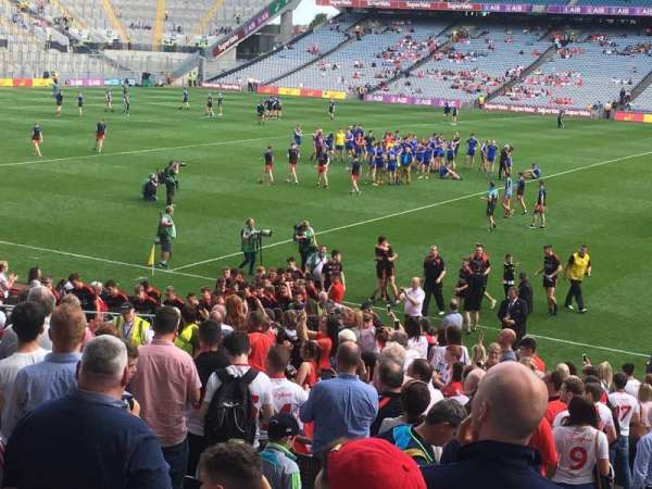 Croke Park, section: 331, row: AA, seat: 7