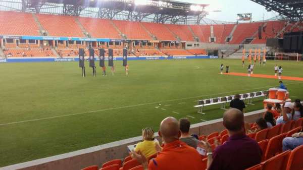 Shell Energy Stadium, section: 108, row: g, seat: 25