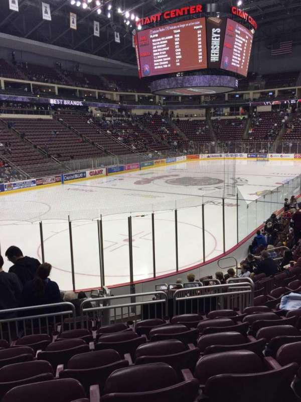 Giant Center, section: 116, row: M, seat: 5