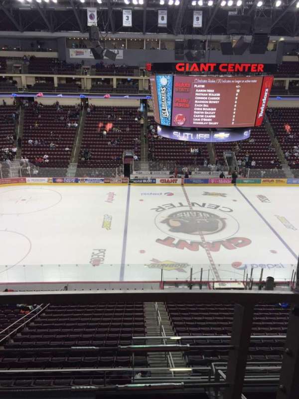 Giant Center, section: 206, row: A, seat: 1