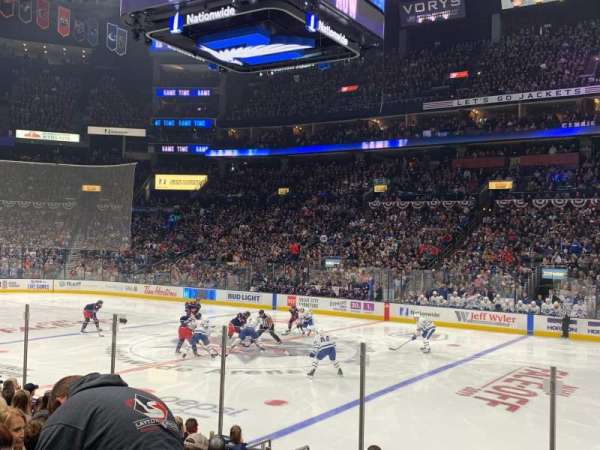 Nationwide Arena, section: 113, row: K, seat: 11