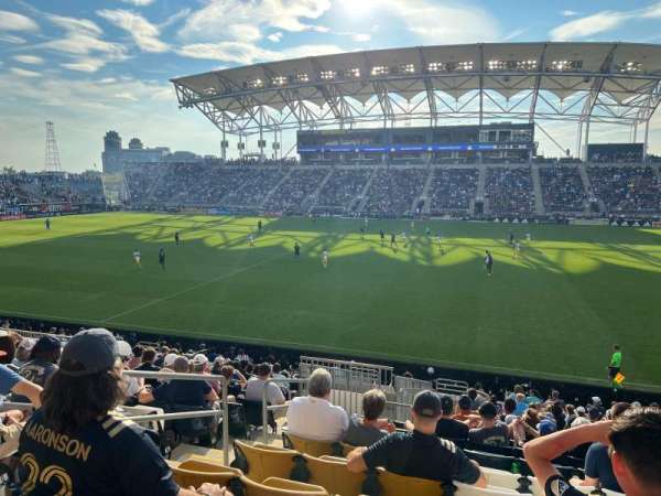 Subaru Park, section: 126, row: T, seat: 17