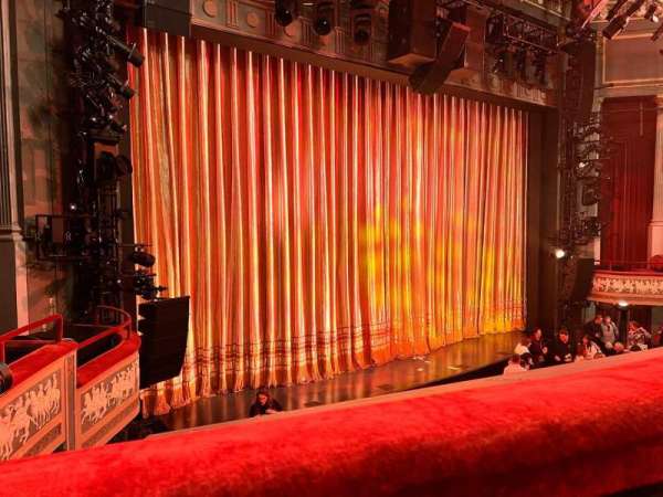 Broadhurst Theatre, section: Mezzanine L, row: A, seat: 17