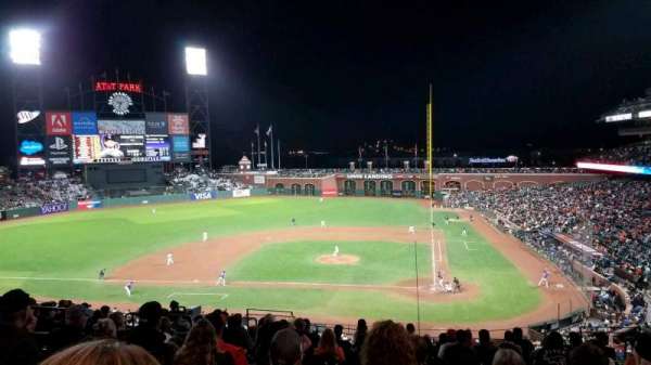 Oracle Park, section: 220, row: l, seat: 8