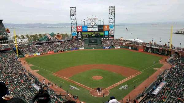 Oracle Park, section: VR315, row: 8, seat: 18