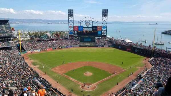 Oracle Park, section: VR315, row: 18, seat: 13