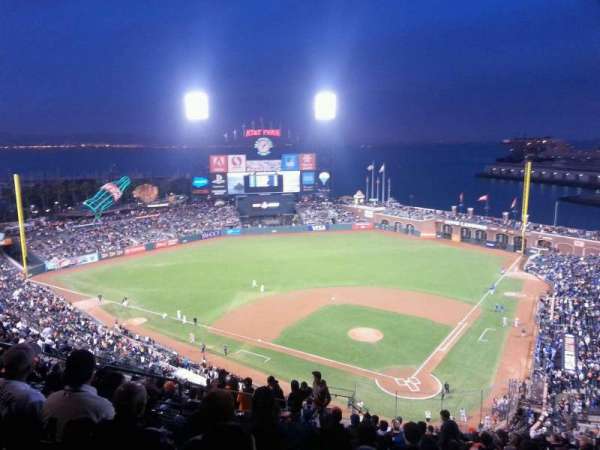 Oracle Park, section: VR318, row: 17, seat: 13