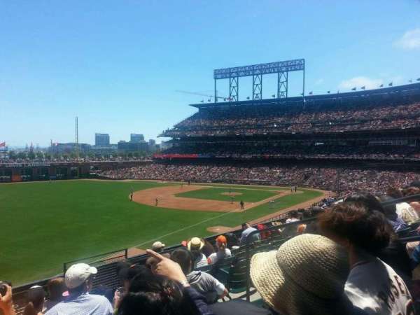Oracle Park, section: 231, row: g, seat: 5