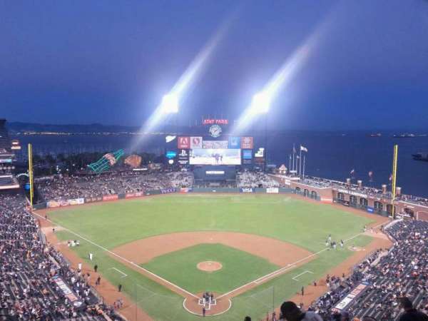 Oracle Park, section: VR315, row: 12, seat: 7