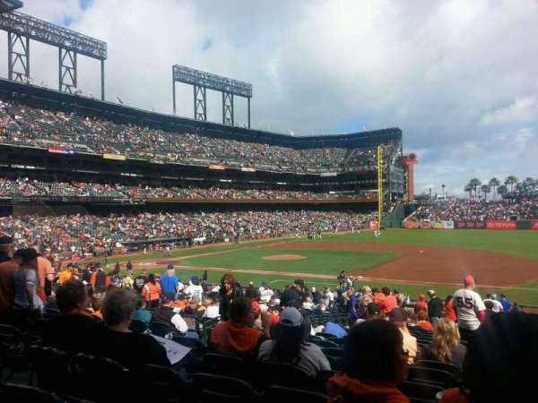 Oracle Park, section: 106, row: 30, seat: 9