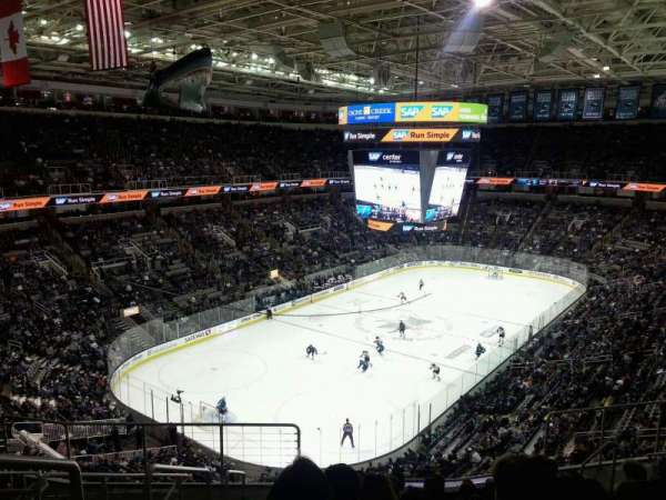 SAP Center, section: 219, row: 10, seat: 19