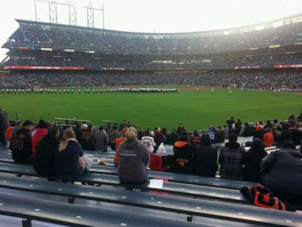 Oracle Park, section: 142, row: 18, seat: 9