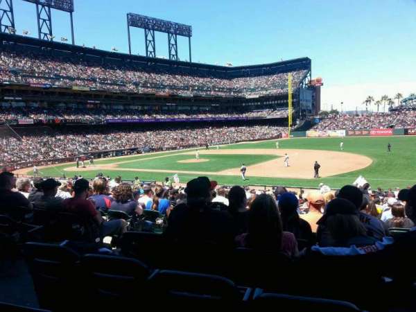 Oracle Park, section: 105, row: 10, seat: 30