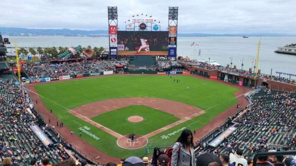 Oracle Park, section: VR315, row: 10, seat: 2