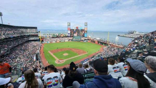 Oracle Park, section: VR313, row: 5, seat: 9