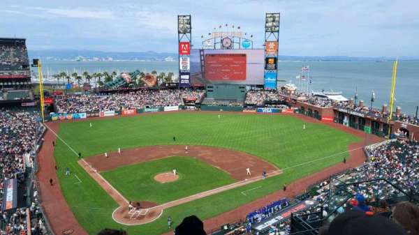 Oracle Park, section: VR313, row: 5, seat: 9