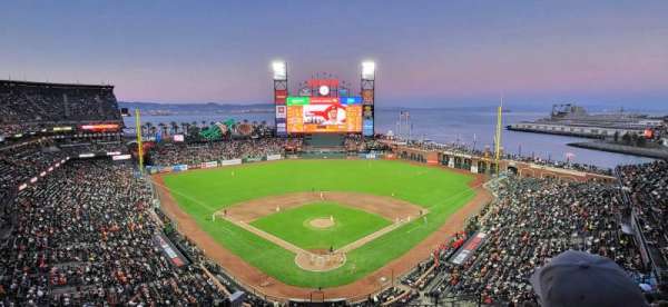 Oracle Park, section: VR315, row: 1, seat: 7