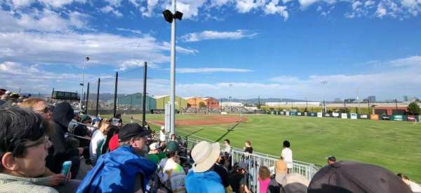 Raimondi Park, section: 1st Base, row: GA, seat: GA