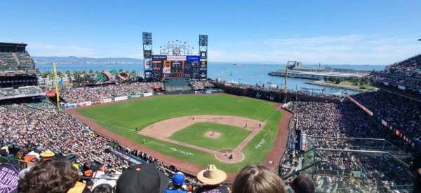 Oracle Park, section: VR318, row: 3, seat: 3