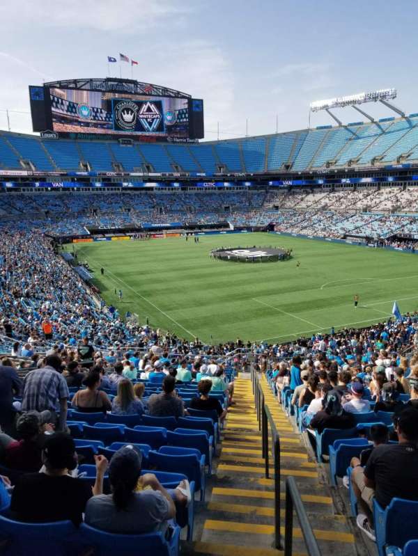 Bank of America Stadium, section: 233, row: 20, seat: 28