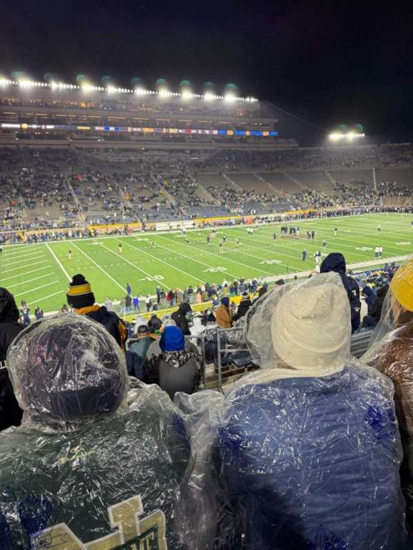 Notre Dame Stadium, section: 14, row: 47, seat: 5