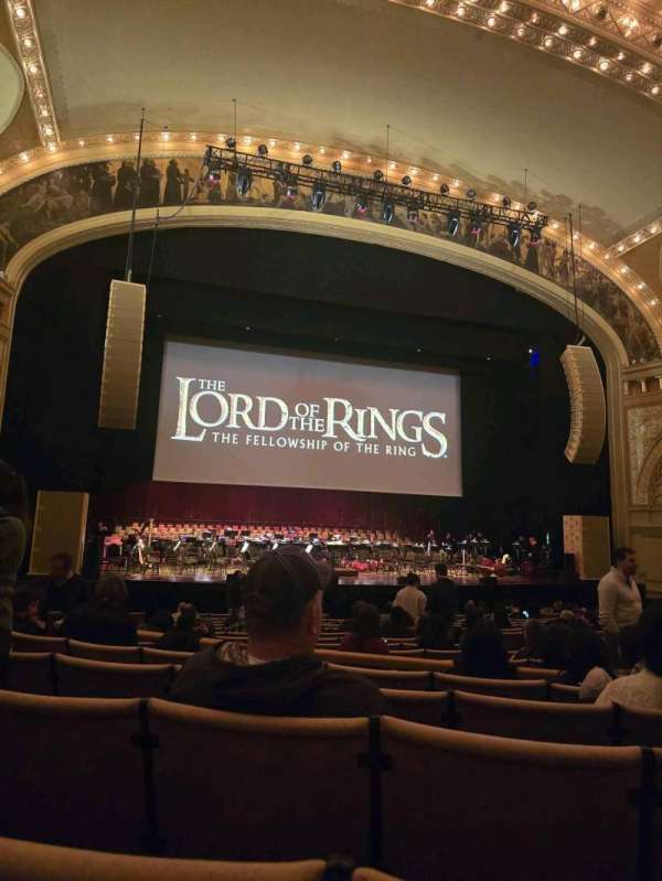 Auditorium Theatre, section: Orchestra LC, row: T, seat: 407