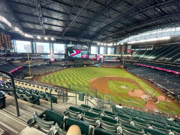 Chase Field, section: 322, row: 12, seat: 18