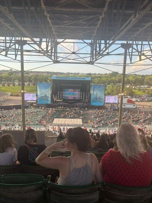 Grandstand at the Minnesota State Fair, section: Main G, row: 57, seat: 12