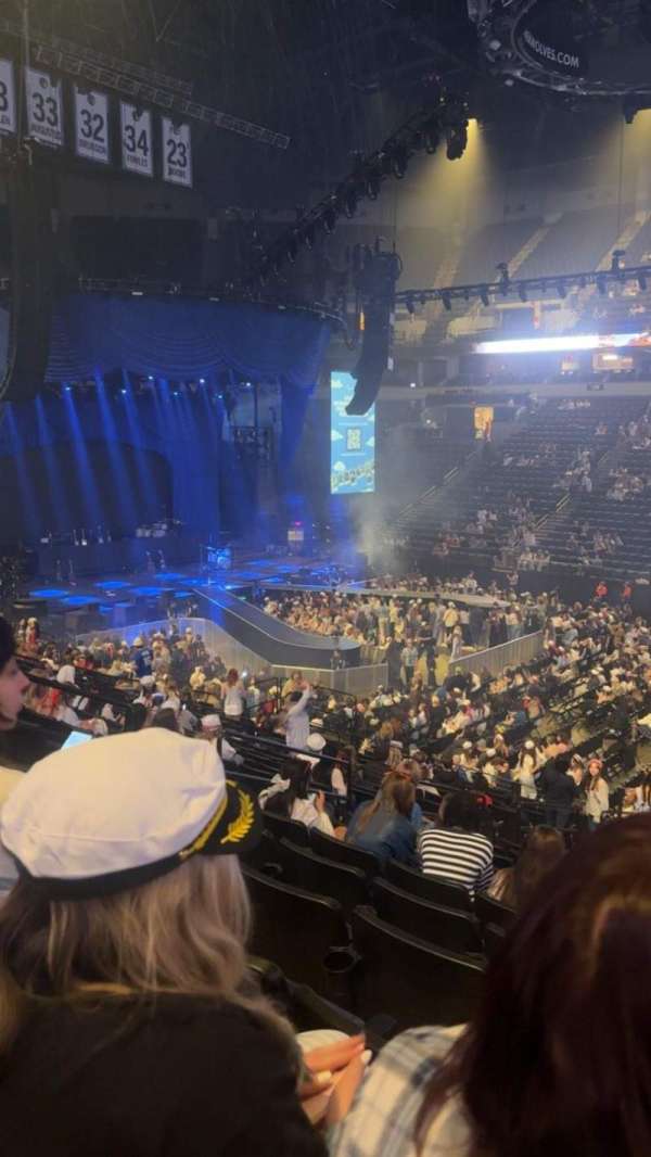 Target Center, section: 110, row: T, seat: 6