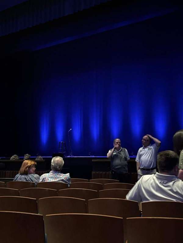 Ovens Auditorium, section: Orchestra RC, row: H, seat: 11