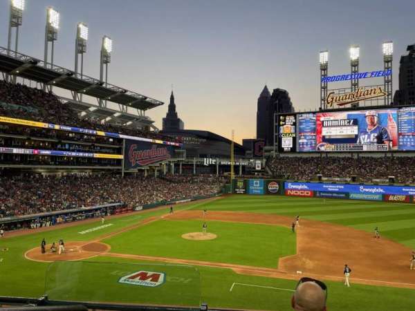Progressive Field, section: 342, row: C, seat: 10