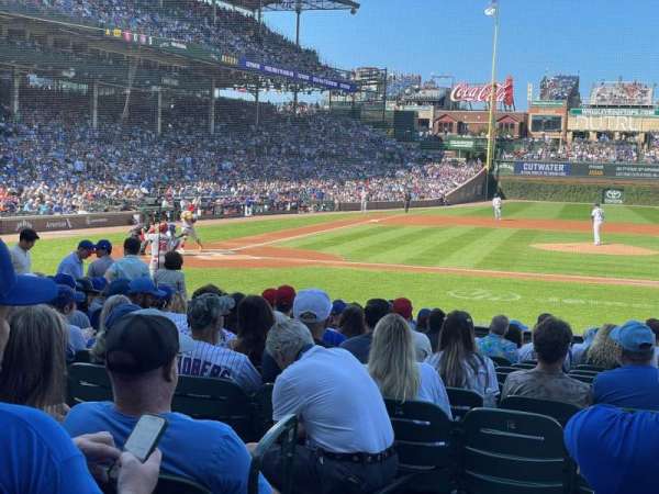 Wrigley Field, section: 123, row: 4, seat: 1