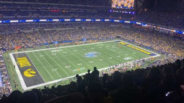 Lucas Oil Stadium, section: 618, row: 17, seat: 9